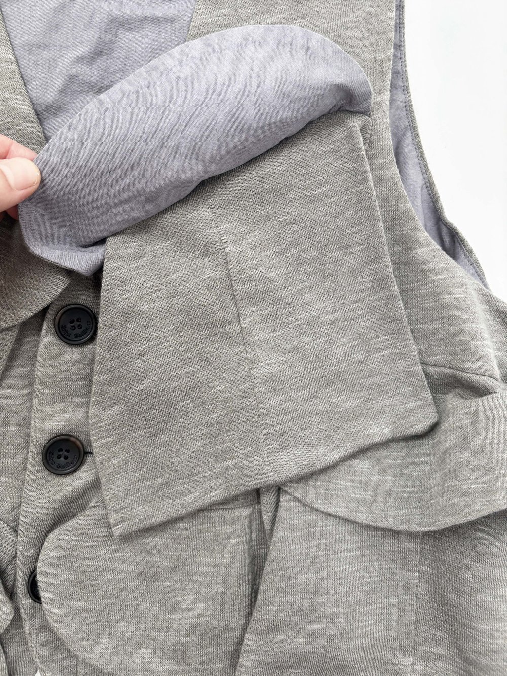 John Galliano S/S 2010 layered vest — JAMES VELORIA